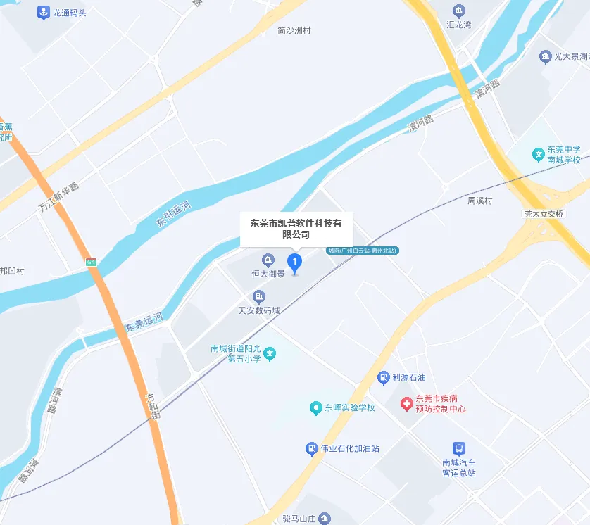 东莞市凯普软件科技有限公司位置地图