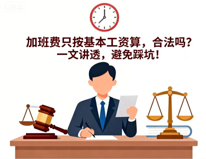 加班费只按基本工资算，合法吗？一文讲透，避免踩坑！