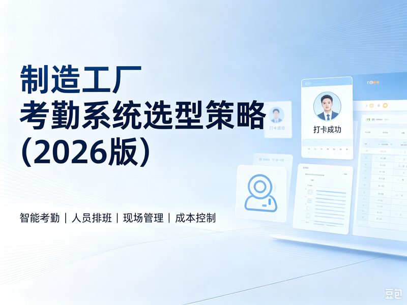 制造工厂考勤系统选型策略（2026版）